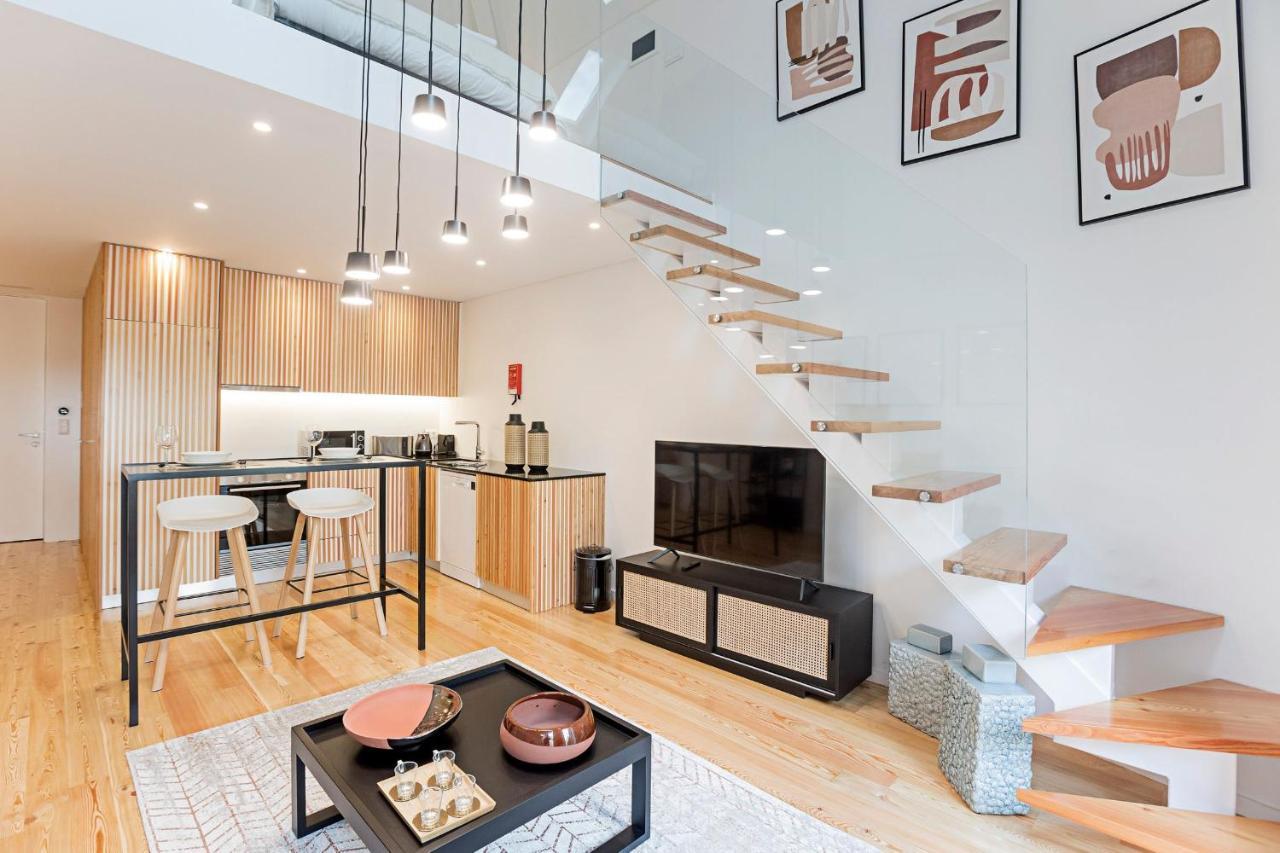 Studio Duplex W Ac Near River Front By Lovelystay Porto Dış mekan fotoğraf